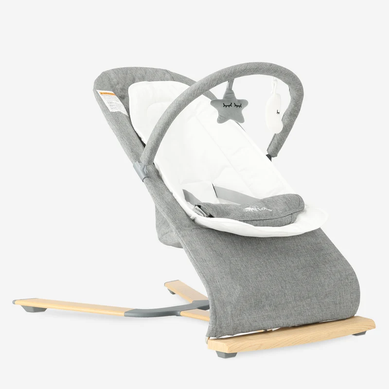 Mooiys Supreme Wippstuhl – Bouncer – Schaukelstuhl – Grau