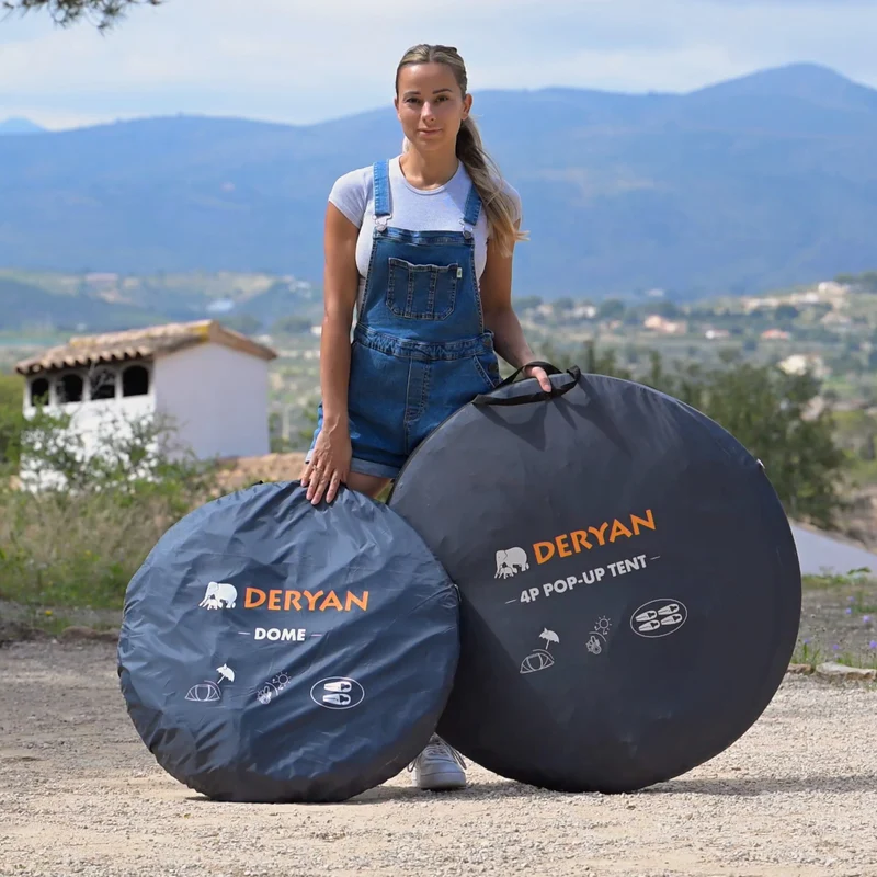 Deryan Pop Up Tent Cocoon - 2000MM waterkolom - Navy