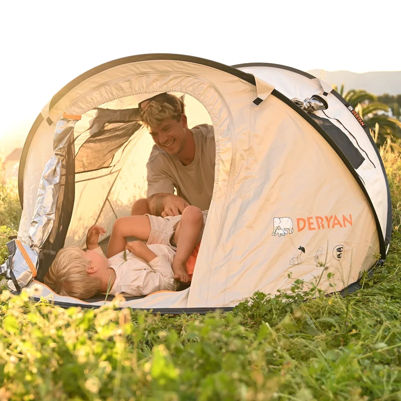 Deryan Pop Up Tent Dome - 2000MM waterkolom - Navy