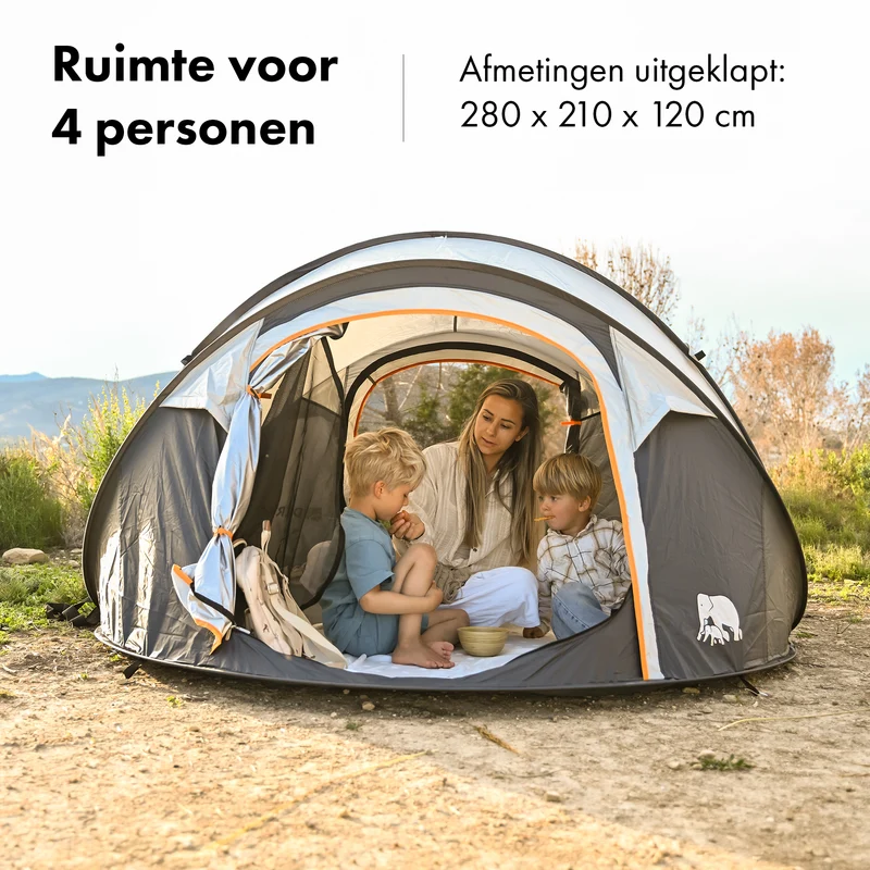 Pop Up Tent - 2000MM waterkolom - Cream (Tweede kans)