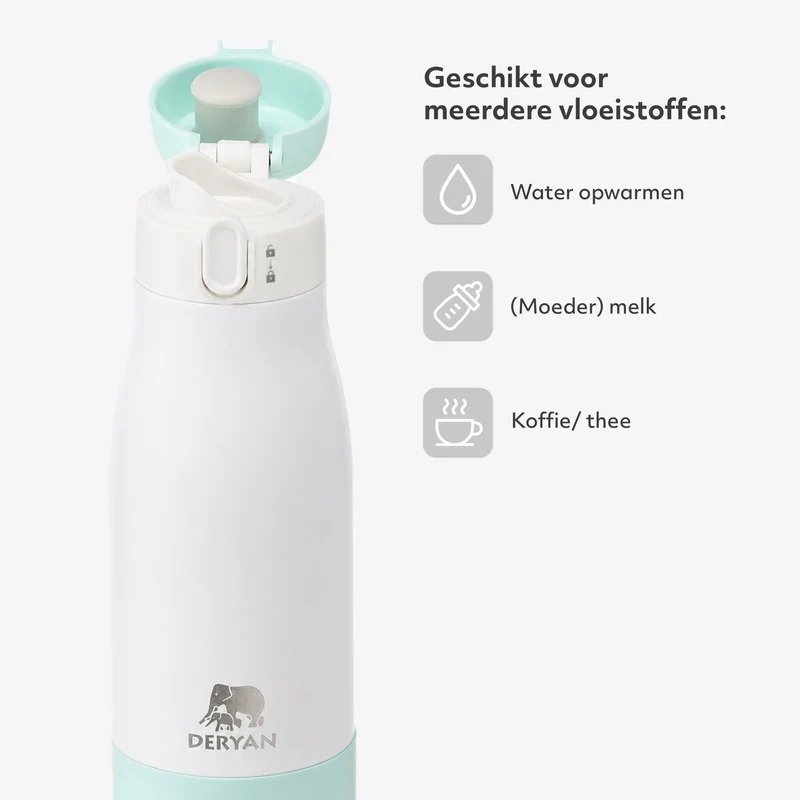 Kabelloser Flaschenwärmer 350 ml – Mint