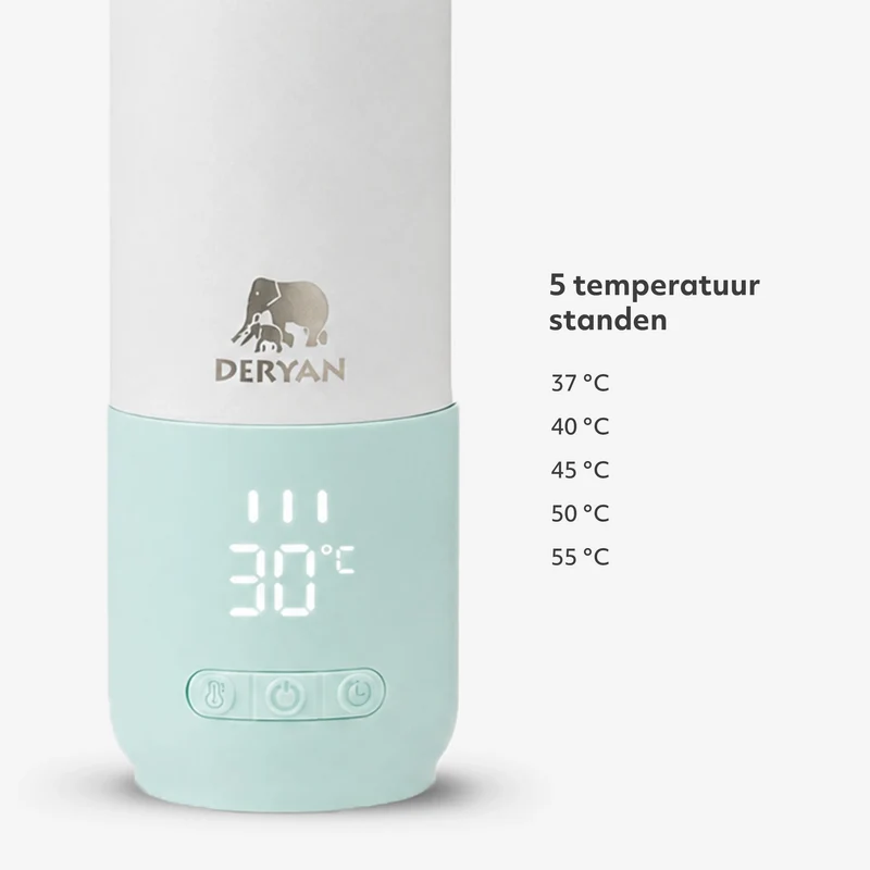 Kabelloser Flaschenwärmer 350 ml – Mint