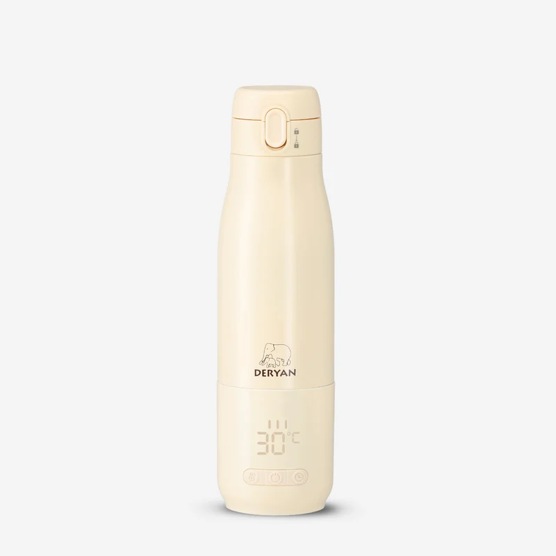 Kabelloser Flaschenwärmer 350 ml – Beige