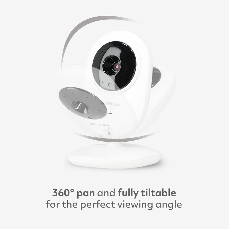 Luxus-Babyfon mit Kamera – Babyfon – Nachtsicht – Babyphone