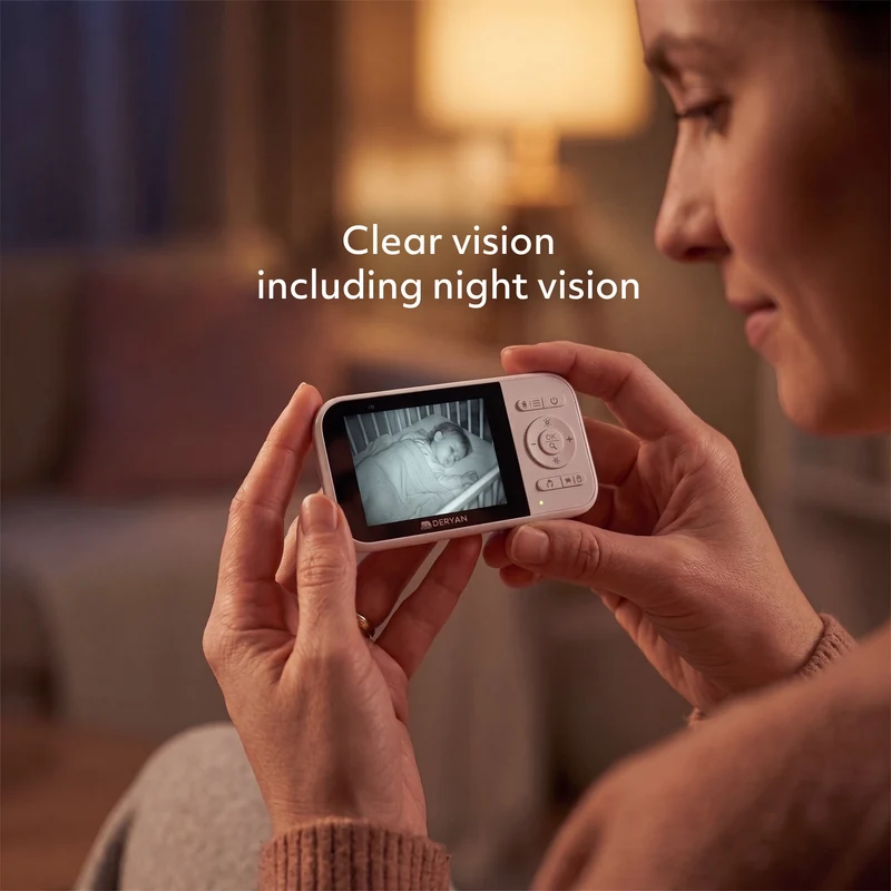 Luxus-Babyfon mit Kamera – Babyfon – Nachtsicht – Babyphone