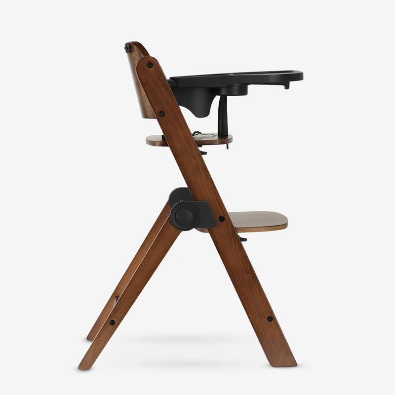 Odin Mitwachsender Holzstuhl mit Esstischplatte – Warm Brown