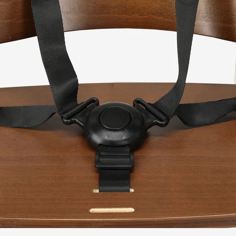 Odin Mitwachsender Holzstuhl mit Esstischplatte – Warm Brown