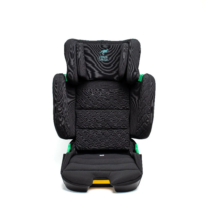 Wallaroo 2.0 – klappbarer Kindersitz 100–150 cm, Anthrazit
