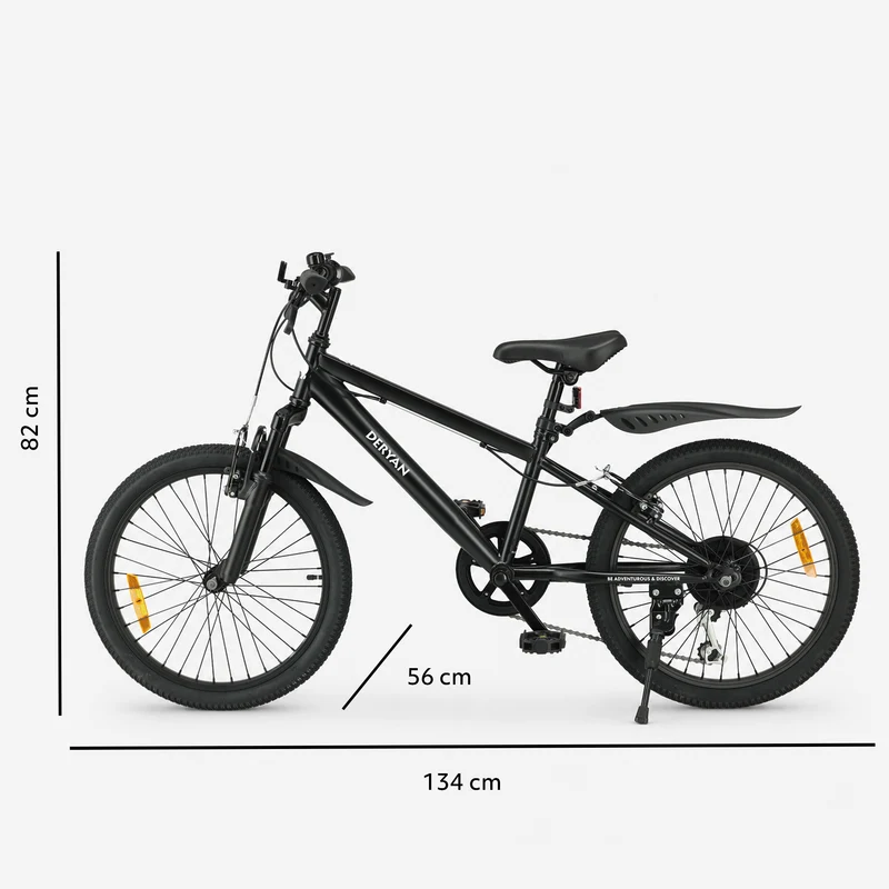 Kinder Mountainbike 20 Inch - Zwart
