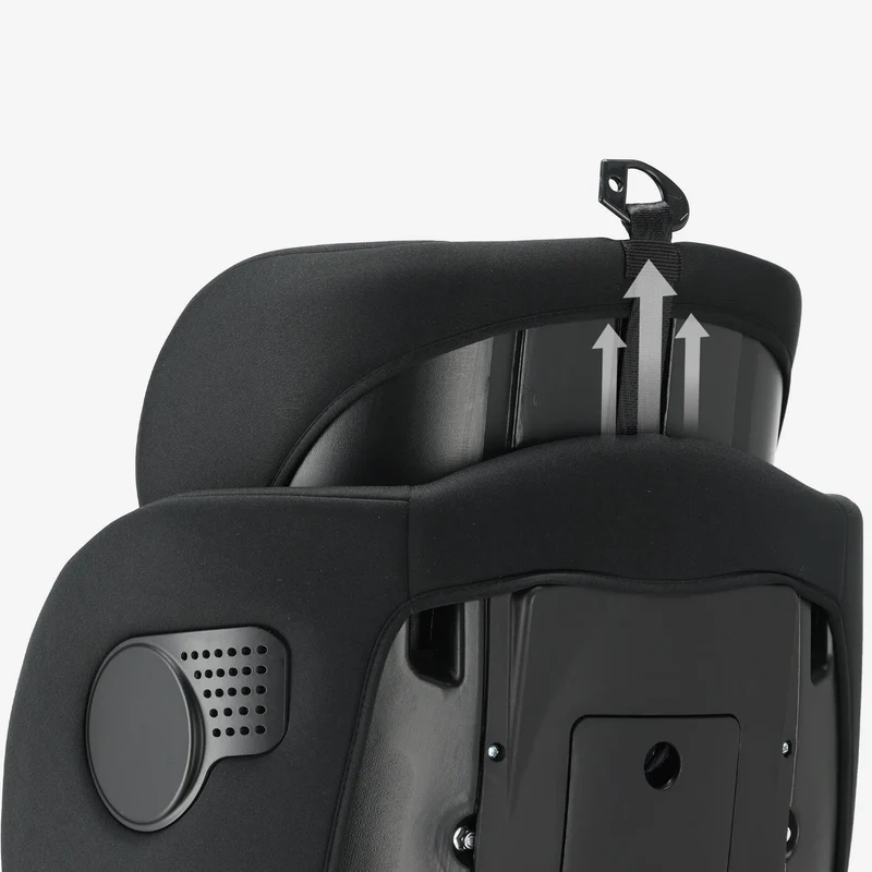Indy Luxe i-Size-Autokindersitz – um 360° drehbar – Isofix – Schwarz