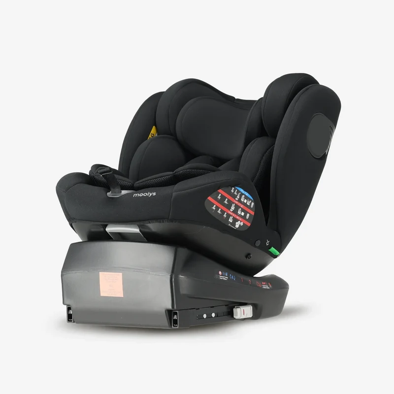 Indy Luxe i-Size-Autokindersitz – um 360° drehbar – Isofix – Schwarz