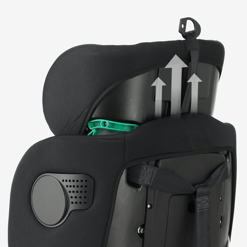 Kaya Luxe I-Size-Autokindersitz – um 360° drehbar – Isofix – Schwarz