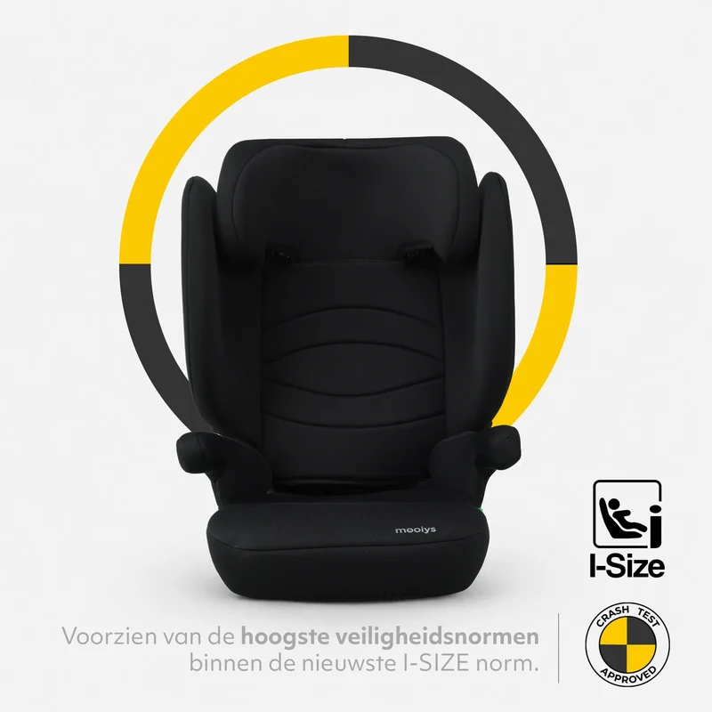 Daisy Isofix i-Size-Kindersitz – 100 bis 150 cm – Verstellbare Kopfstütze