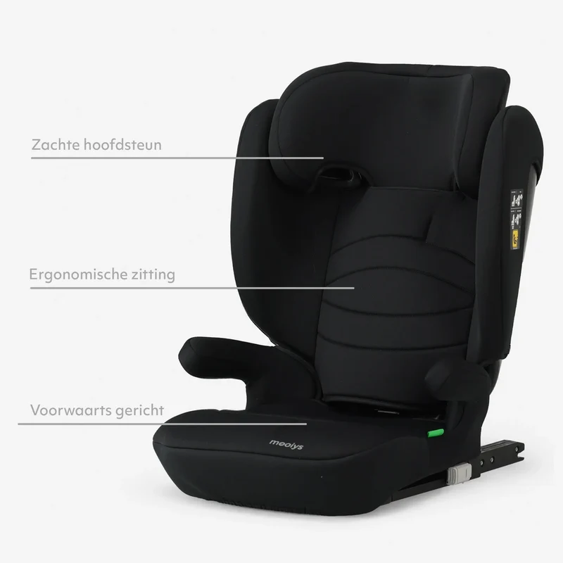 Daisy Isofix i-Size-Kindersitz – 100 bis 150 cm – Verstellbare Kopfstütze