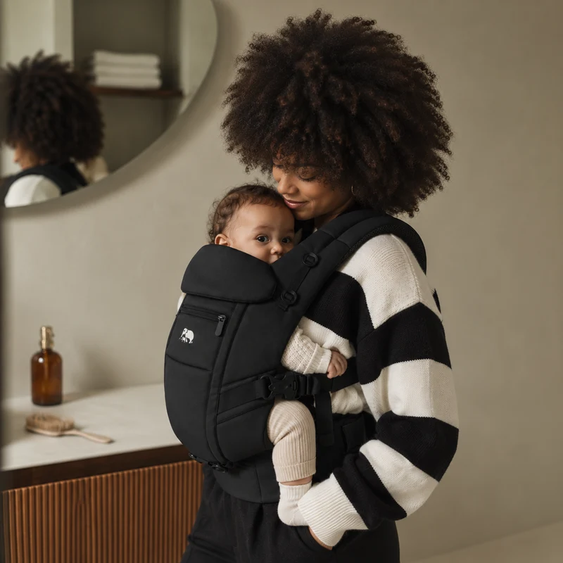 Babytrage 4 in 1 - Schwarz
