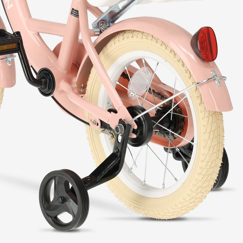 Zoey kinderfiets met mandje 12 inch - Roze