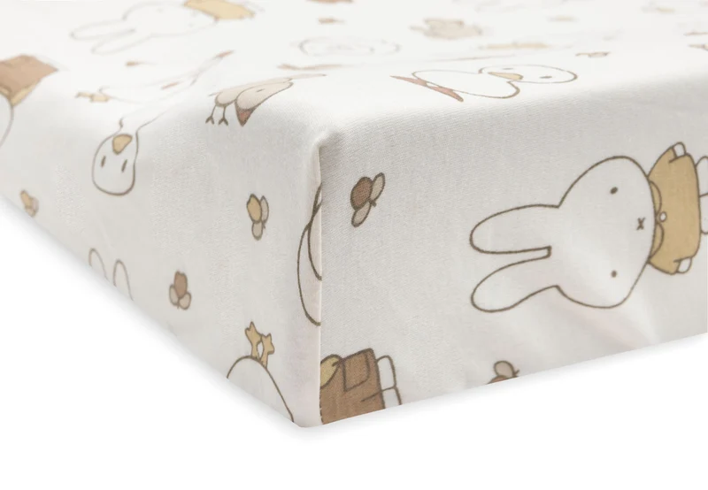 Jollein Wickelauflagenbezug Jersey 50x70cm Miffy Family Farm
