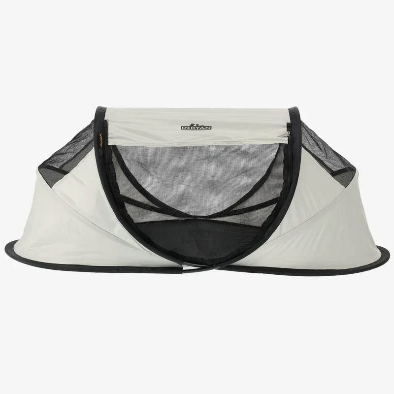 Deryan Dogs & Cats - Luxury Pop-Up Pet Travel-Cot - Hundeauslauf - Pop-up-System - Klappbare Bank - Extra dickes Netz - Medium