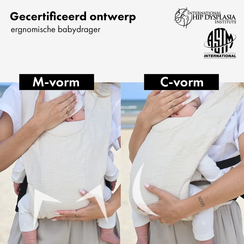 DERYAN Babytrage Nova Cream