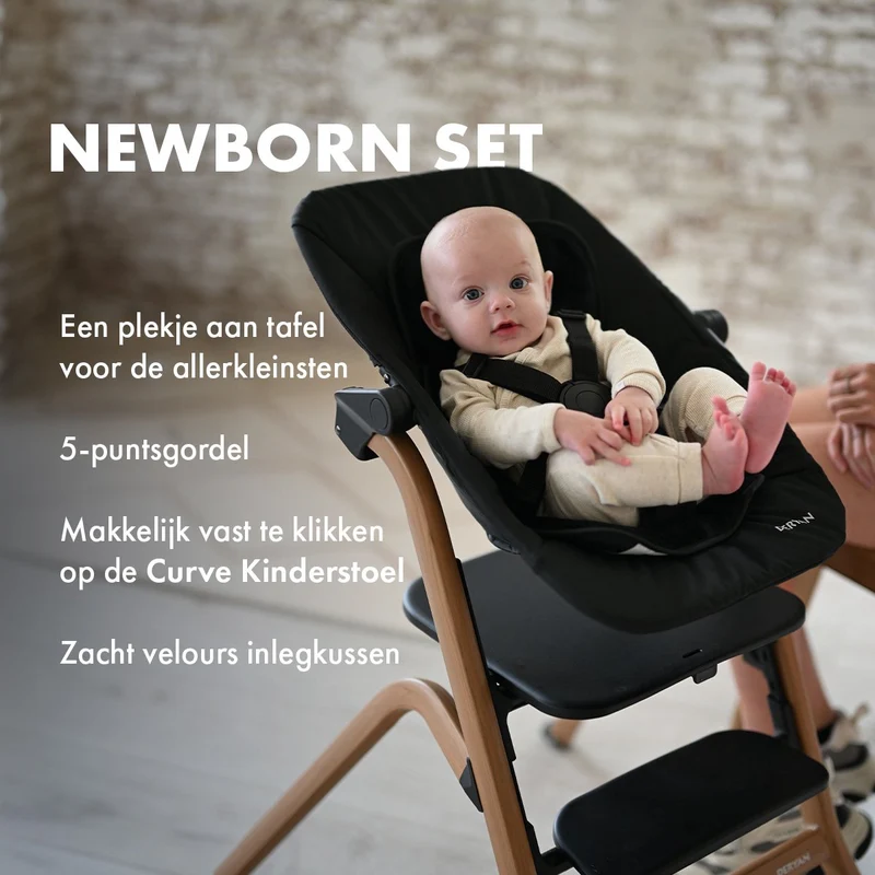 Curve Hochstuhl Set komplett - Inklusive Babywippe