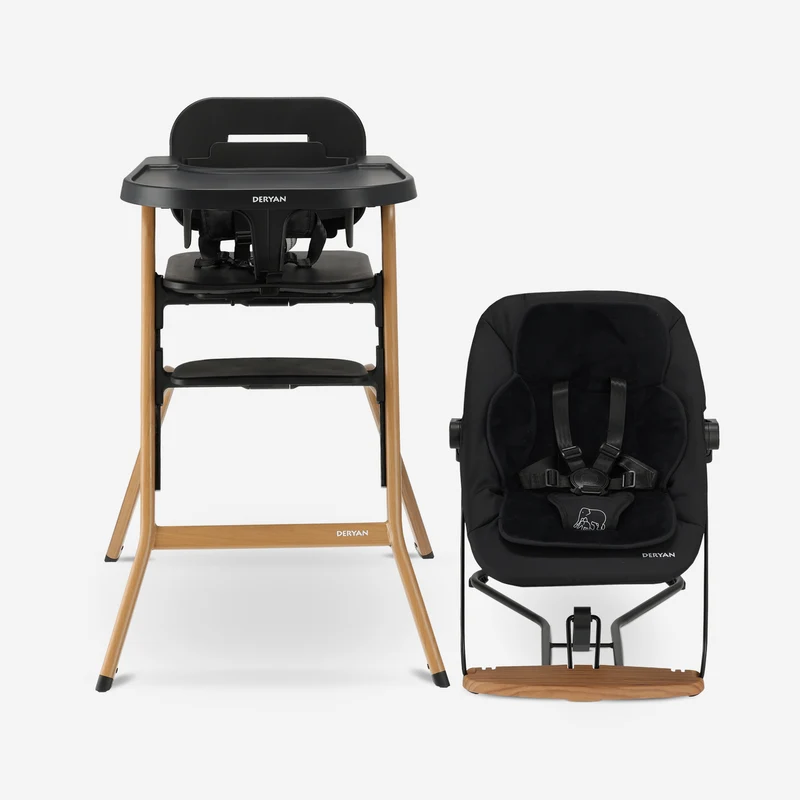 Curve Hochstuhl Set komplett - Inklusive Babywippe