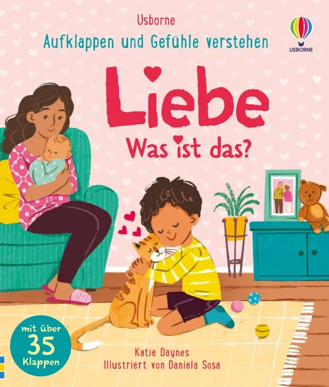 Usborne Kinderbuch mit Klappen: Liebe 3J+