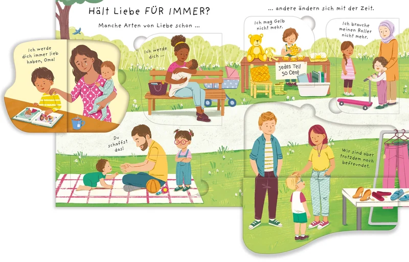 Usborne Kinderbuch mit Klappen: Liebe 3J+