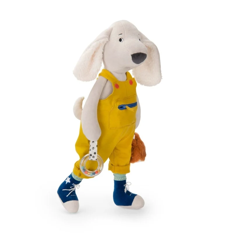 Moulin Roty XL Aktivitäten Hund Pilou moosgrün 56cm