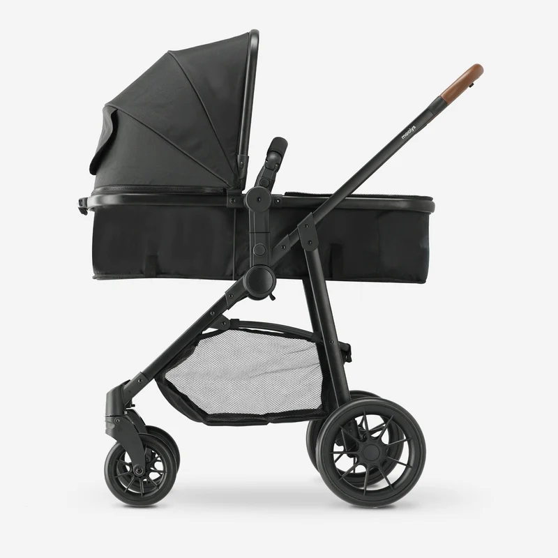 Mooiys Kai Kinderwagen – 3-in-1-Reisesystem – Schwarz