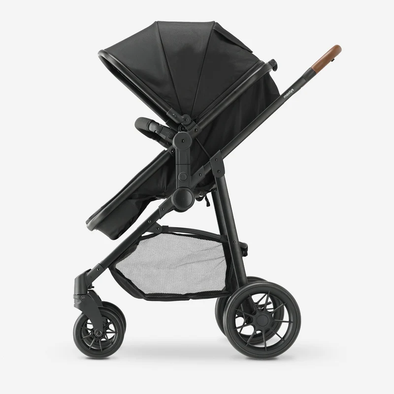 Mooiys Kai Kinderwagen – 3-in-1-Reisesystem – Schwarz