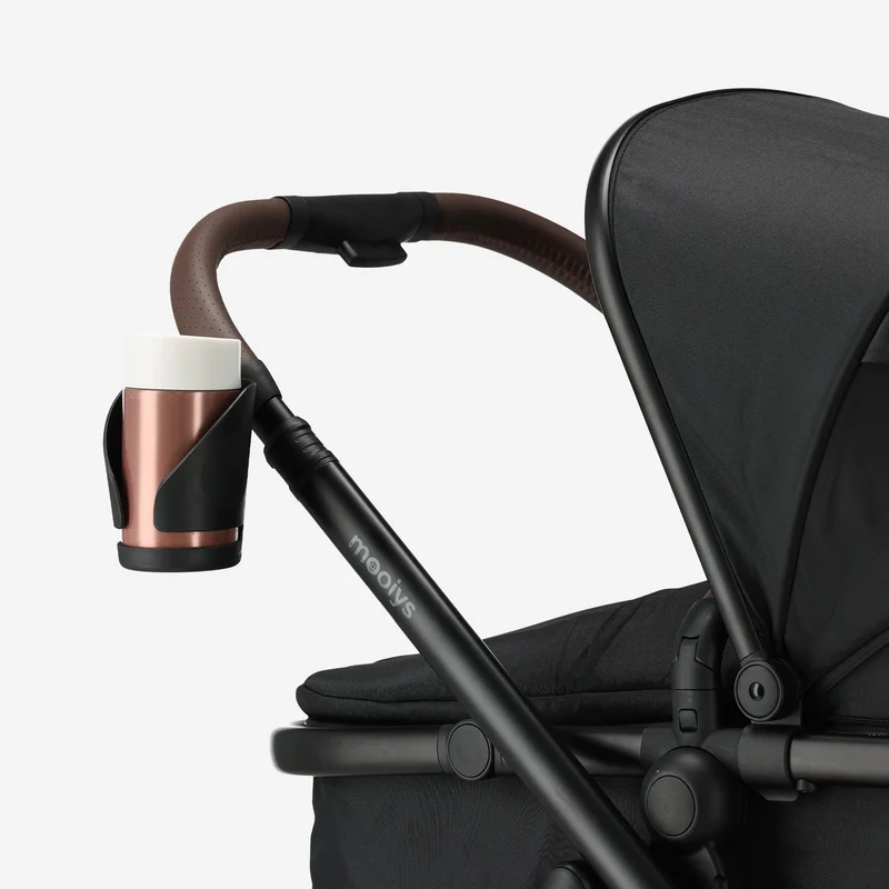 Mooiys Luca 3-in-1-Kinderwagen – Multifunktionaler Kinderwagen – inklusive Autositz – Schwarz
