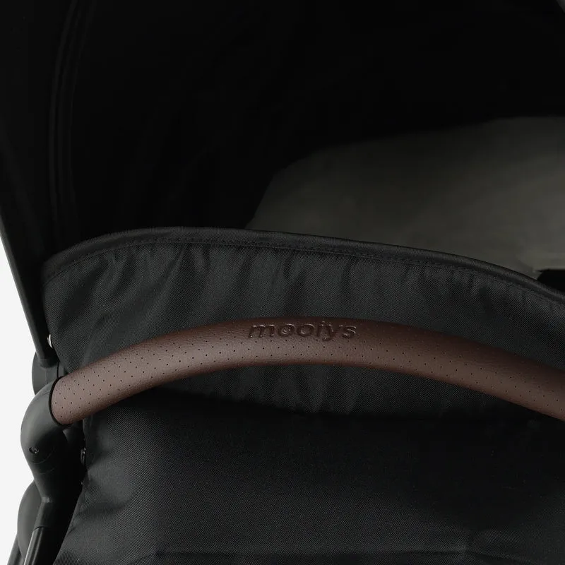 Mooiys Luca 3-in-1-Kinderwagen – Multifunktionaler Kinderwagen – inklusive Autositz – Schwarz