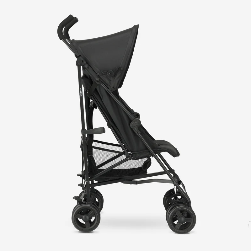 Mooiys Zeke Buggy – Klappbuggy – 5-Punkt-Gurt – Geeignet für Kinder bis 22 kg – Schwarz