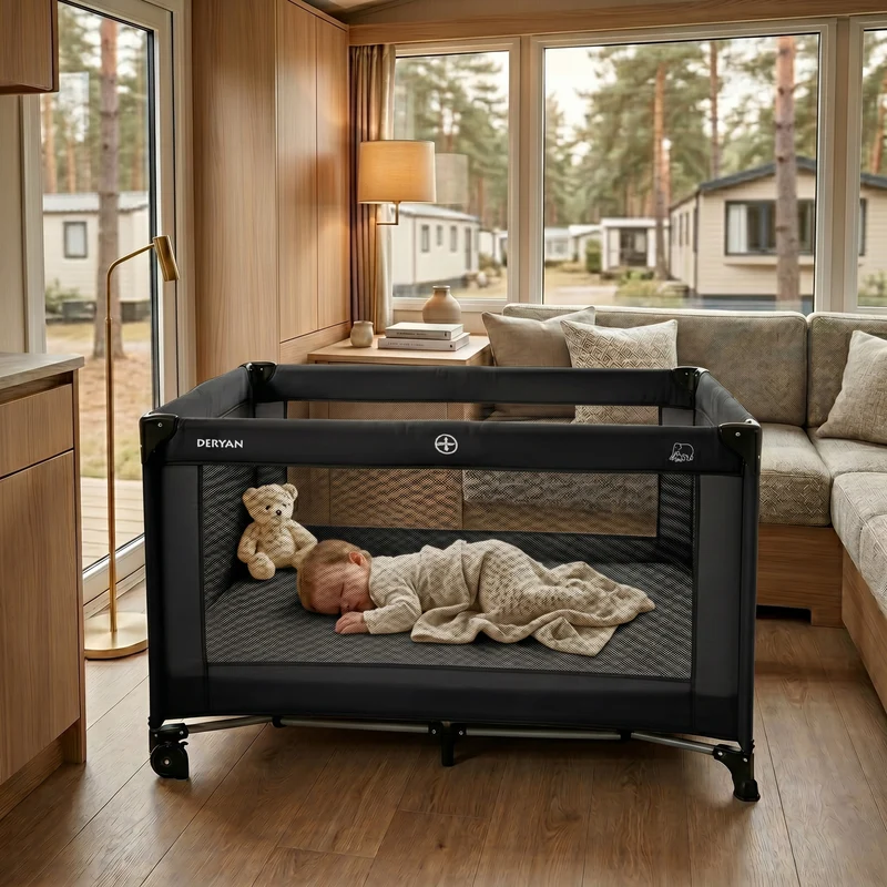 Campingbett Believer Black