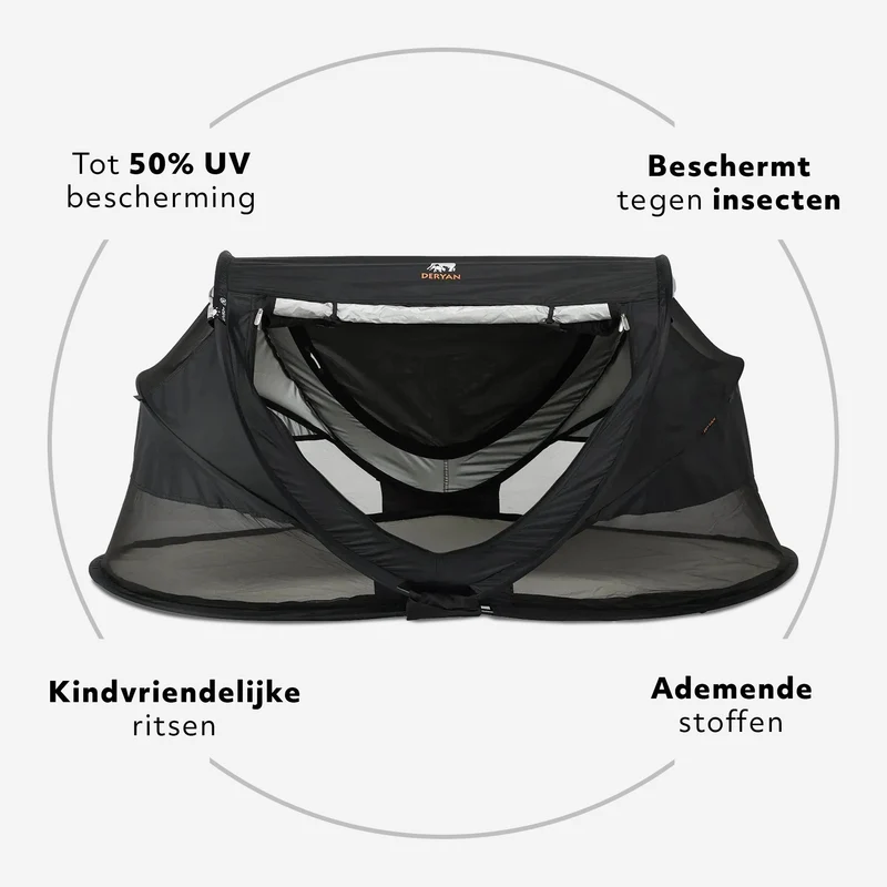 Peuter Luxe Schwarz