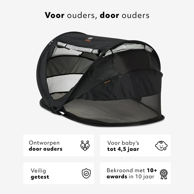Peuter Luxe Schwarz