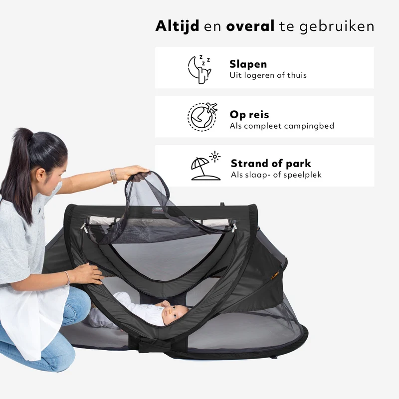 Peuter Luxe Schwarz