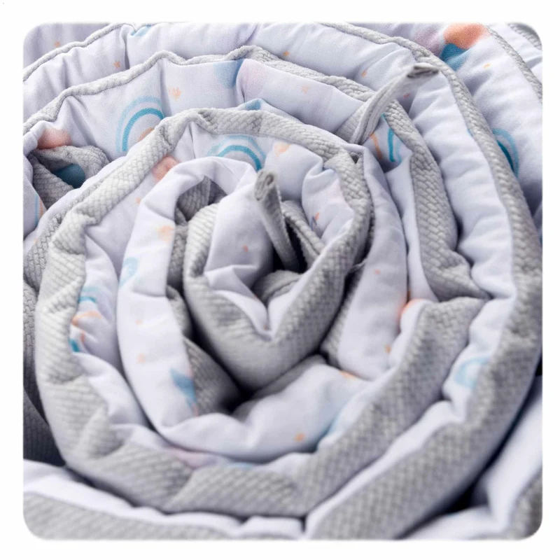 xkko Baby Nestchen Bettumrandung 180x30 cm