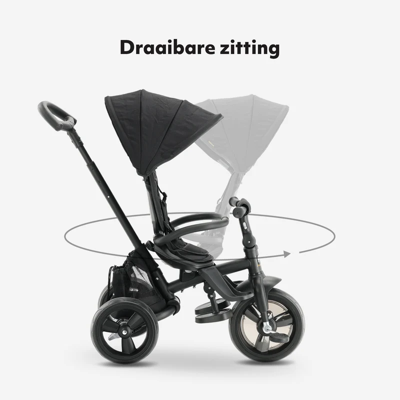 DERYAN Explorer Dreirad schwarz