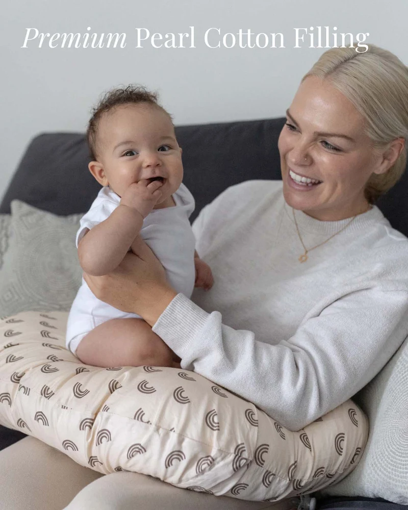 BABYGO® Regenbogen-Stillkissen