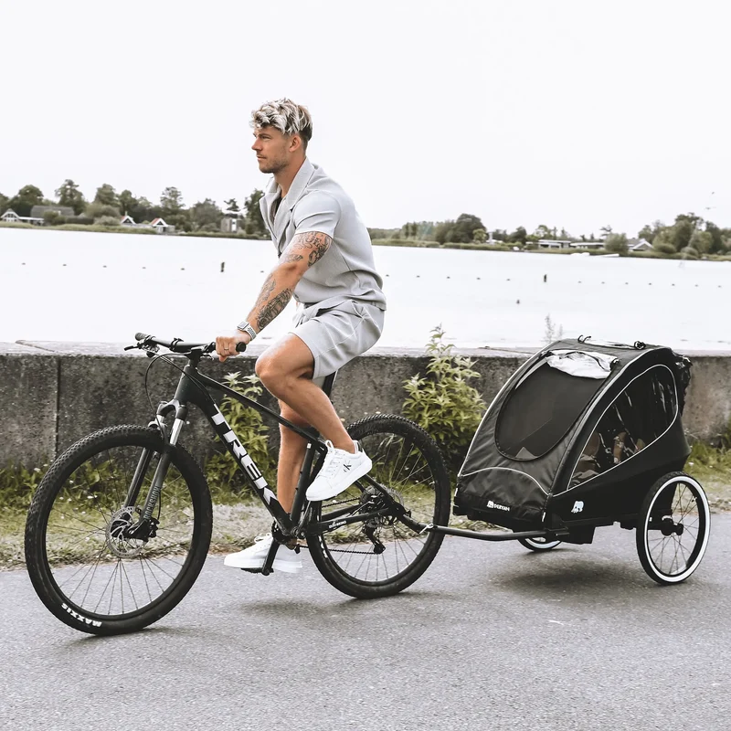 Deryan – Kinderwagen – Jogging-Kinderwagen Schwarz