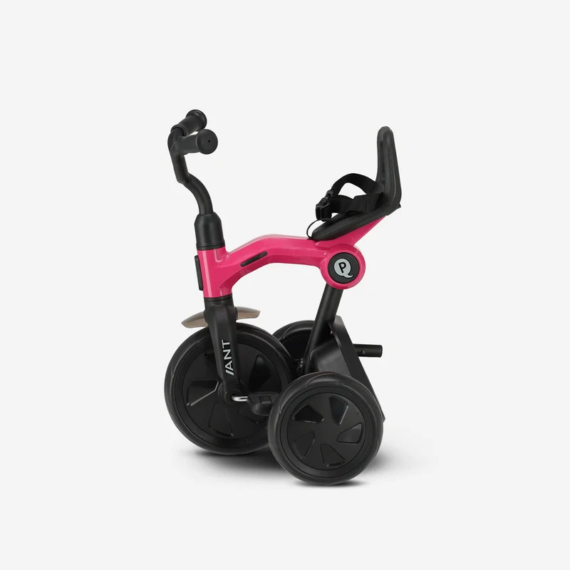 Qplay Ameisen Dreirad mit Schiebestange - Pink