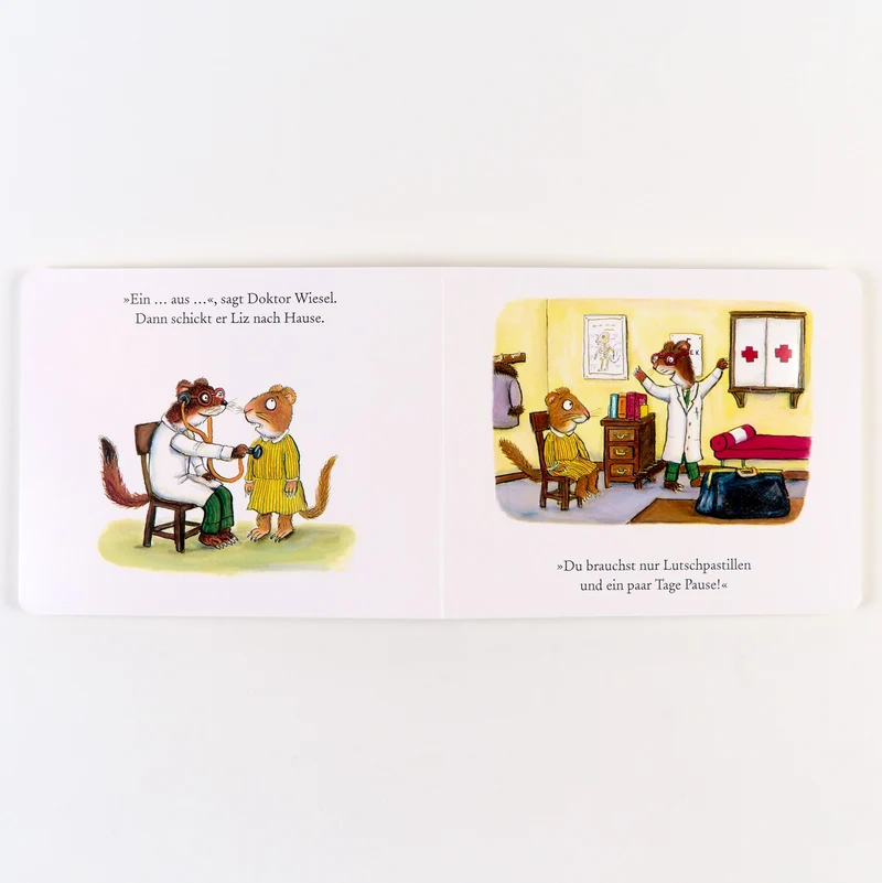 Liz Haselmaus ist heute krank Klappenbuch von Scheffler & Donaldson