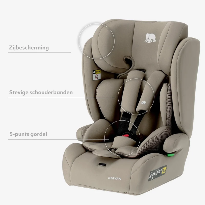Carter Basic i-Size-Autokindersitz 76–150 cm – 9–36 kg – Truffle Nougat