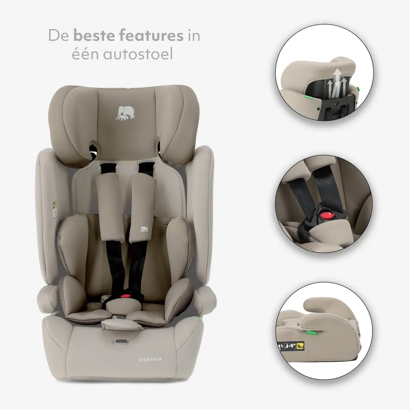 Carter Basic i-Size-Autokindersitz 76–150 cm – 9–36 kg – Truffle Nougat
