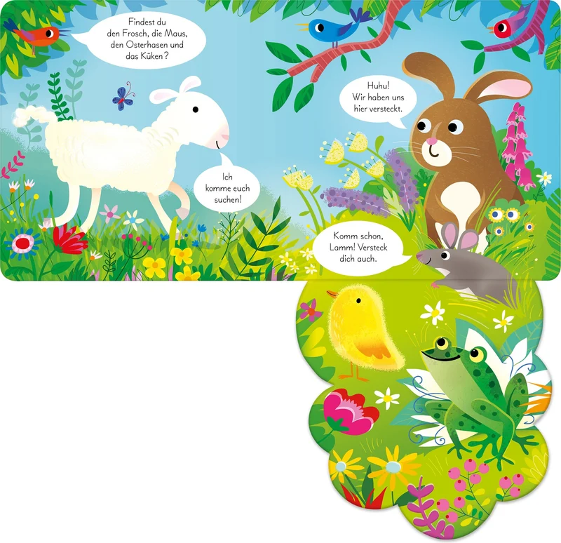 Usborne Kinderbuch: Verstecken spielen mit dem Osterhasen 2J+