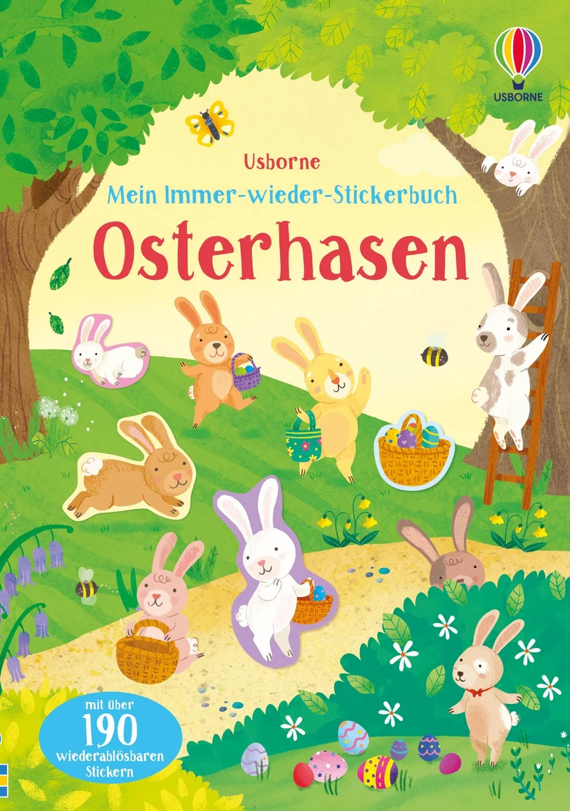 Usborne Immer wieder Stickerbuch: Osterhasen