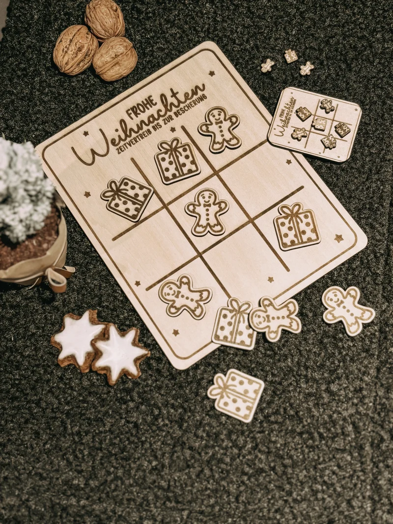 Wichtel-Zubehör "Tic Tac Toe"