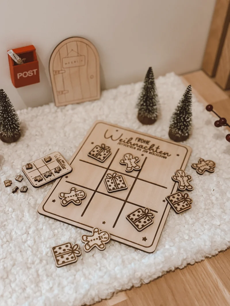 Wichtel-Zubehör "Tic Tac Toe"