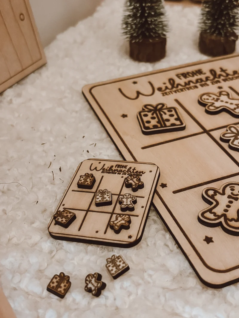 Wichtel-Zubehör "Tic Tac Toe"